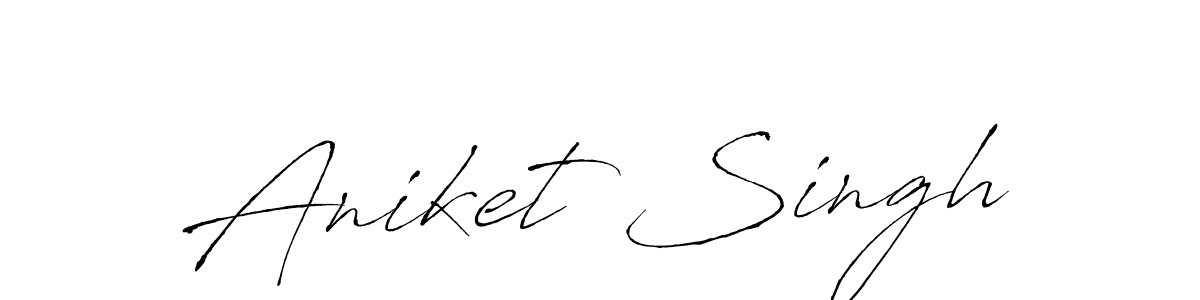 You should practise on your own different ways (Antro_Vectra) to write your name (Aniket Singh) in signature. don't let someone else do it for you. Aniket Singh signature style 6 images and pictures png