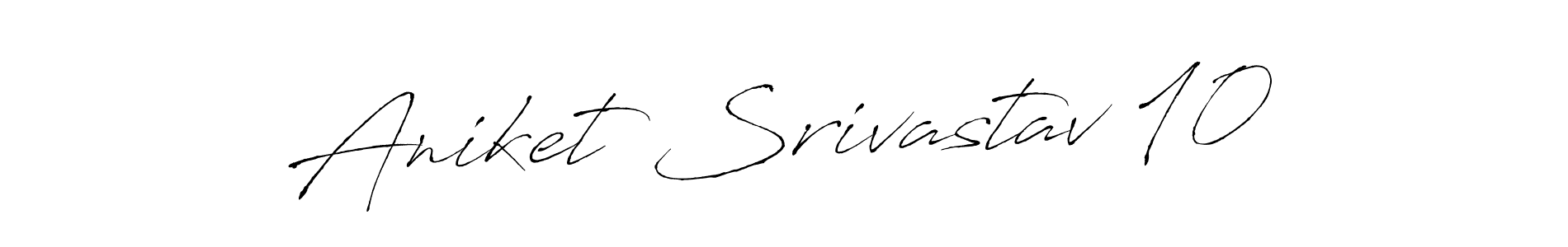 Design your own signature with our free online signature maker. With this signature software, you can create a handwritten (Antro_Vectra) signature for name Aniket Srivastav 10. Aniket Srivastav 10 signature style 6 images and pictures png