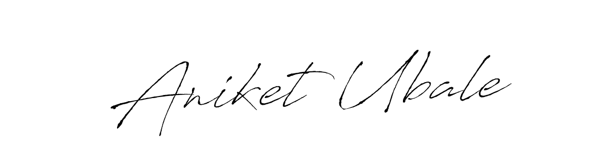 Antro_Vectra is a professional signature style that is perfect for those who want to add a touch of class to their signature. It is also a great choice for those who want to make their signature more unique. Get Aniket Ubale name to fancy signature for free. Aniket Ubale signature style 6 images and pictures png