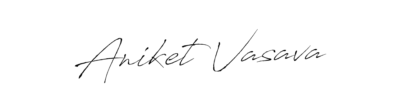 Also we have Aniket Vasava name is the best signature style. Create professional handwritten signature collection using Antro_Vectra autograph style. Aniket Vasava signature style 6 images and pictures png
