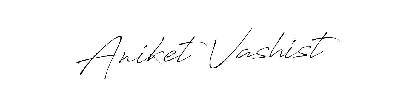 Also we have Aniket Vashist name is the best signature style. Create professional handwritten signature collection using Antro_Vectra autograph style. Aniket Vashist signature style 6 images and pictures png