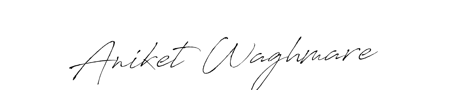 Also we have Aniket Waghmare name is the best signature style. Create professional handwritten signature collection using Antro_Vectra autograph style. Aniket Waghmare signature style 6 images and pictures png