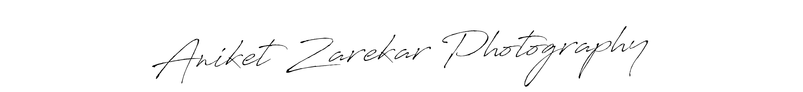 Create a beautiful signature design for name Aniket Zarekar Photography. With this signature (Antro_Vectra) fonts, you can make a handwritten signature for free. Aniket Zarekar Photography signature style 6 images and pictures png