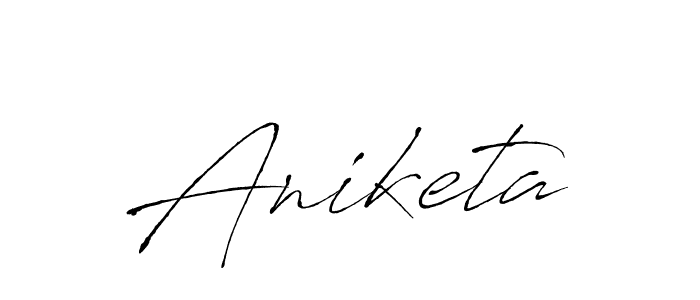Aniketa stylish signature style. Best Handwritten Sign (Antro_Vectra) for my name. Handwritten Signature Collection Ideas for my name Aniketa. Aniketa signature style 6 images and pictures png