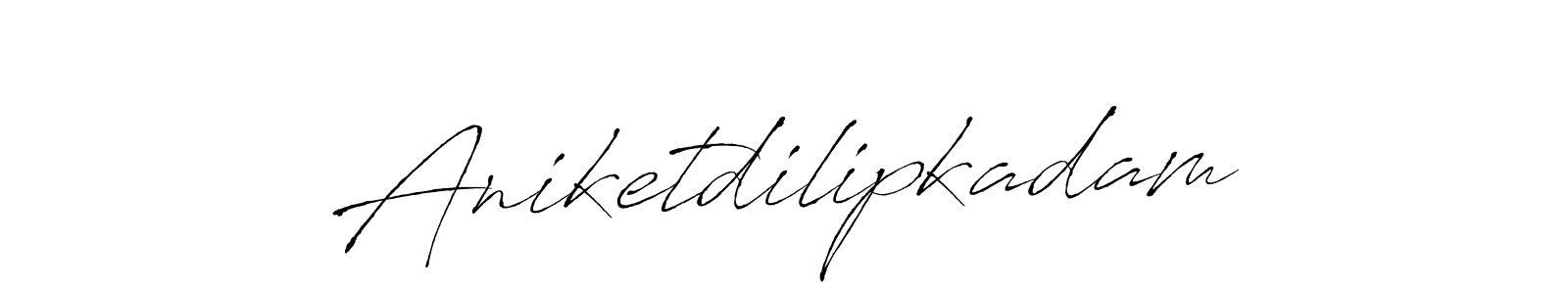 Use a signature maker to create a handwritten signature online. With this signature software, you can design (Antro_Vectra) your own signature for name Aniketdilipkadam. Aniketdilipkadam signature style 6 images and pictures png