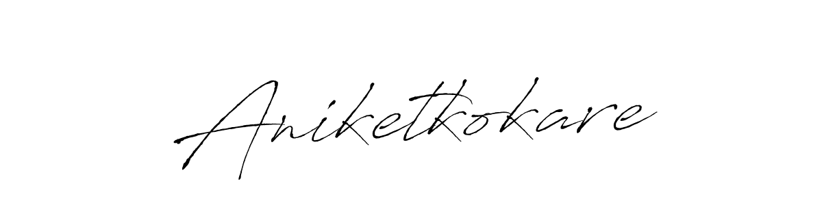 You should practise on your own different ways (Antro_Vectra) to write your name (Aniketkokare) in signature. don't let someone else do it for you. Aniketkokare signature style 6 images and pictures png