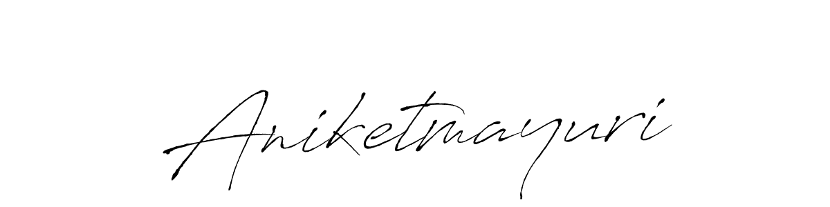 This is the best signature style for the Aniketmayuri name. Also you like these signature font (Antro_Vectra). Mix name signature. Aniketmayuri signature style 6 images and pictures png