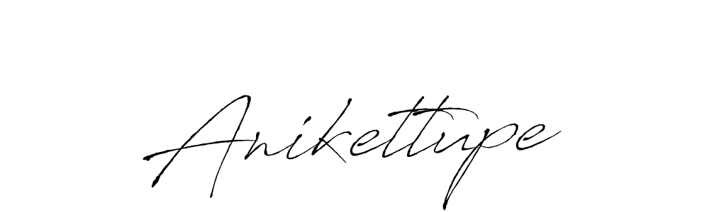How to make Anikettupe name signature. Use Antro_Vectra style for creating short signs online. This is the latest handwritten sign. Anikettupe signature style 6 images and pictures png
