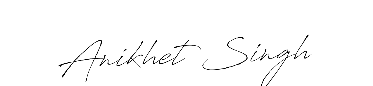Also we have Anikhet Singh name is the best signature style. Create professional handwritten signature collection using Antro_Vectra autograph style. Anikhet Singh signature style 6 images and pictures png