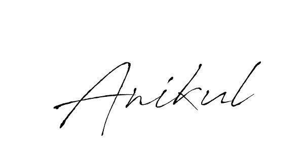 Make a beautiful signature design for name Anikul. With this signature (Antro_Vectra) style, you can create a handwritten signature for free. Anikul signature style 6 images and pictures png