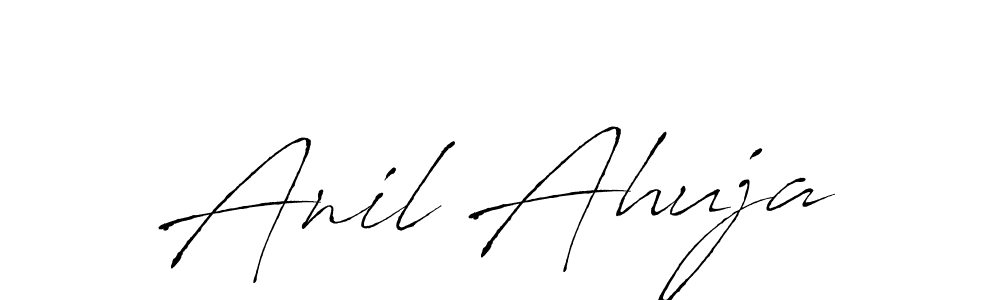 This is the best signature style for the Anil Ahuja name. Also you like these signature font (Antro_Vectra). Mix name signature. Anil Ahuja signature style 6 images and pictures png