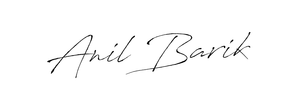 Also we have Anil Barik name is the best signature style. Create professional handwritten signature collection using Antro_Vectra autograph style. Anil Barik signature style 6 images and pictures png