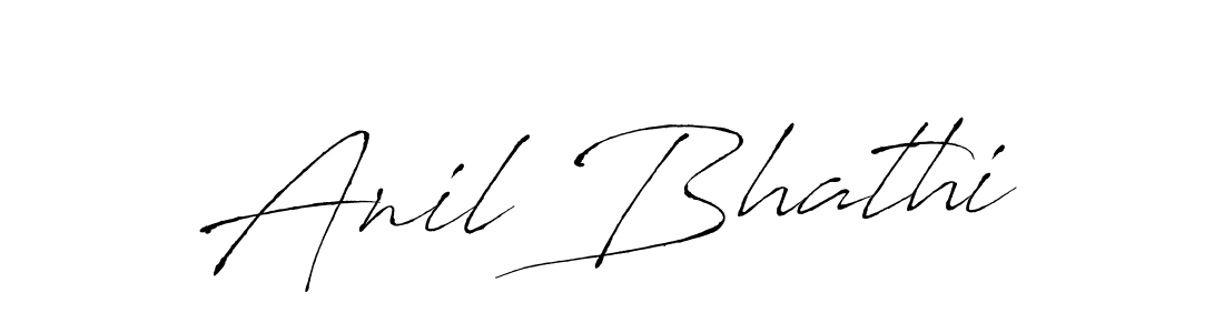 Antro_Vectra is a professional signature style that is perfect for those who want to add a touch of class to their signature. It is also a great choice for those who want to make their signature more unique. Get Anil Bhathi name to fancy signature for free. Anil Bhathi signature style 6 images and pictures png