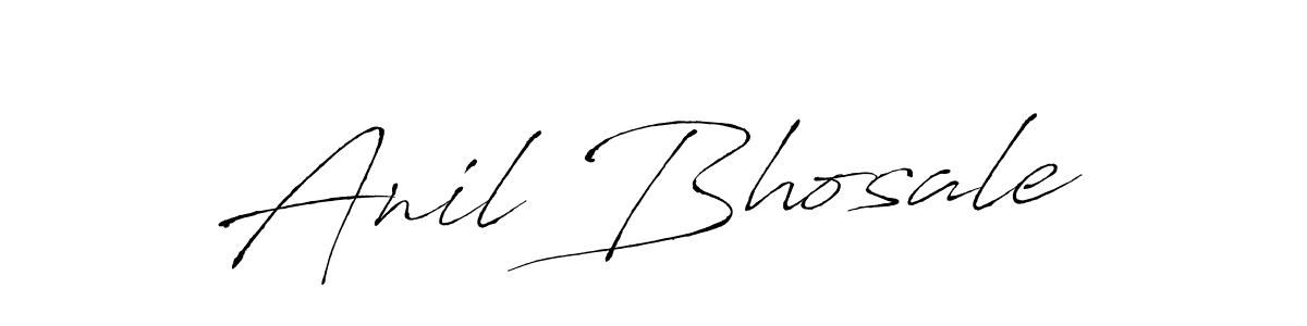 Make a beautiful signature design for name Anil Bhosale. With this signature (Antro_Vectra) style, you can create a handwritten signature for free. Anil Bhosale signature style 6 images and pictures png