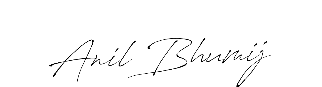 Also You can easily find your signature by using the search form. We will create Anil Bhumij name handwritten signature images for you free of cost using Antro_Vectra sign style. Anil Bhumij signature style 6 images and pictures png