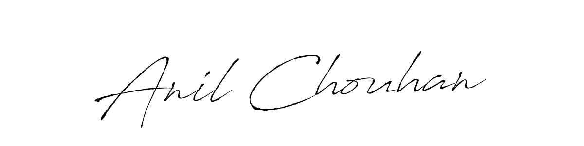 Make a beautiful signature design for name Anil Chouhan. With this signature (Antro_Vectra) style, you can create a handwritten signature for free. Anil Chouhan signature style 6 images and pictures png