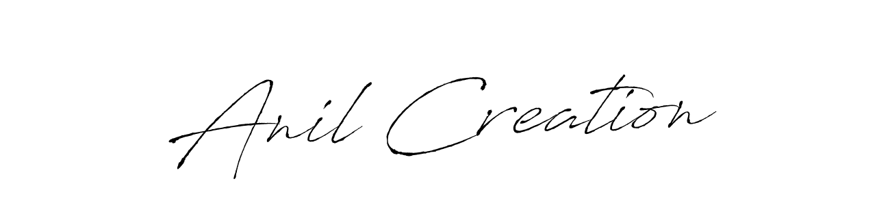 How to make Anil Creation signature? Antro_Vectra is a professional autograph style. Create handwritten signature for Anil Creation name. Anil Creation signature style 6 images and pictures png