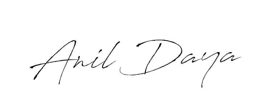 Design your own signature with our free online signature maker. With this signature software, you can create a handwritten (Antro_Vectra) signature for name Anil Daya. Anil Daya signature style 6 images and pictures png