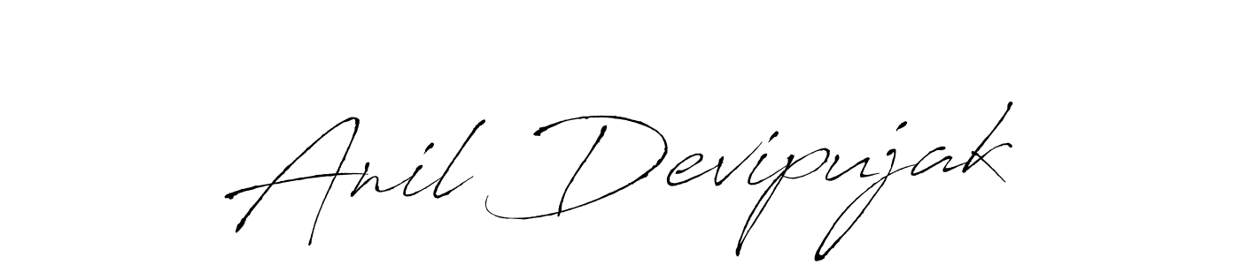 Make a beautiful signature design for name Anil Devipujak. With this signature (Antro_Vectra) style, you can create a handwritten signature for free. Anil Devipujak signature style 6 images and pictures png
