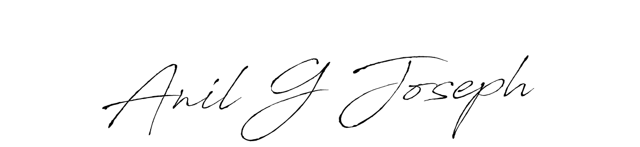 Antro_Vectra is a professional signature style that is perfect for those who want to add a touch of class to their signature. It is also a great choice for those who want to make their signature more unique. Get Anil G Joseph name to fancy signature for free. Anil G Joseph signature style 6 images and pictures png