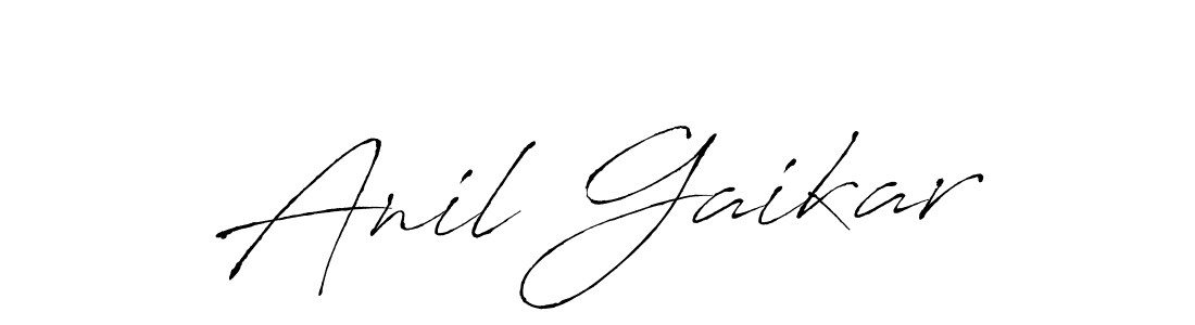 Design your own signature with our free online signature maker. With this signature software, you can create a handwritten (Antro_Vectra) signature for name Anil Gaikar. Anil Gaikar signature style 6 images and pictures png