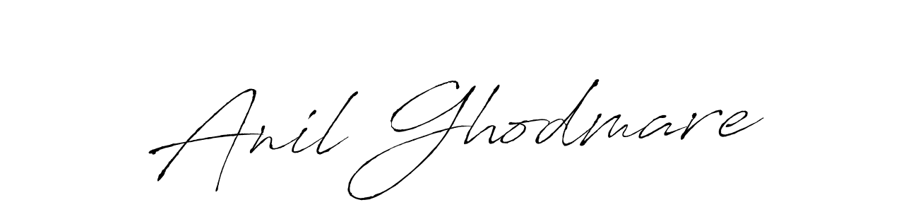 Make a beautiful signature design for name Anil Ghodmare. With this signature (Antro_Vectra) style, you can create a handwritten signature for free. Anil Ghodmare signature style 6 images and pictures png