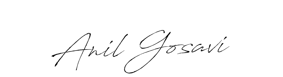 Use a signature maker to create a handwritten signature online. With this signature software, you can design (Antro_Vectra) your own signature for name Anil Gosavi. Anil Gosavi signature style 6 images and pictures png