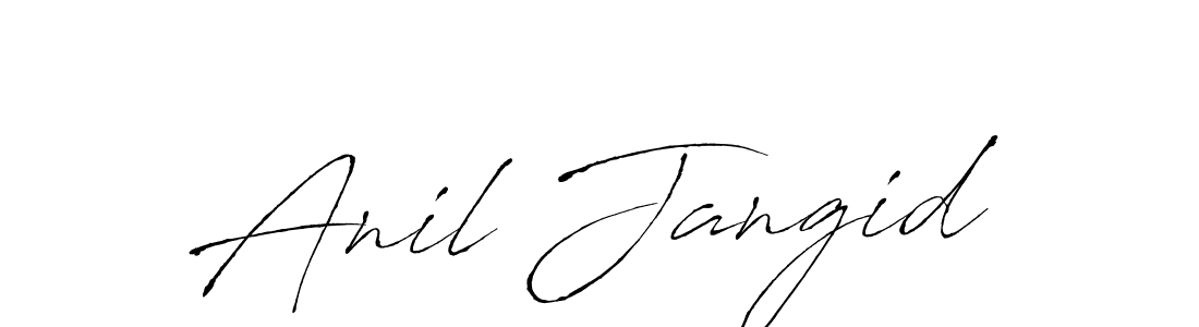 Create a beautiful signature design for name Anil Jangid. With this signature (Antro_Vectra) fonts, you can make a handwritten signature for free. Anil Jangid signature style 6 images and pictures png