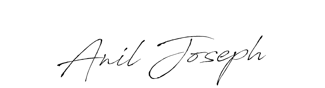 How to make Anil Joseph name signature. Use Antro_Vectra style for creating short signs online. This is the latest handwritten sign. Anil Joseph signature style 6 images and pictures png