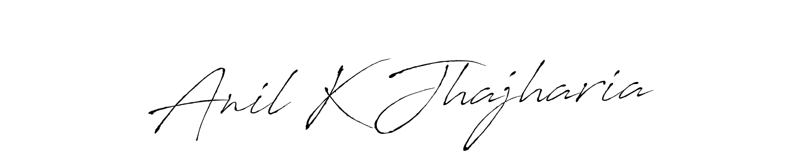 Create a beautiful signature design for name Anil K Jhajharia. With this signature (Antro_Vectra) fonts, you can make a handwritten signature for free. Anil K Jhajharia signature style 6 images and pictures png