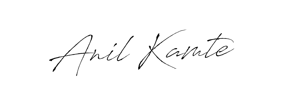 You should practise on your own different ways (Antro_Vectra) to write your name (Anil Kamte) in signature. don't let someone else do it for you. Anil Kamte signature style 6 images and pictures png