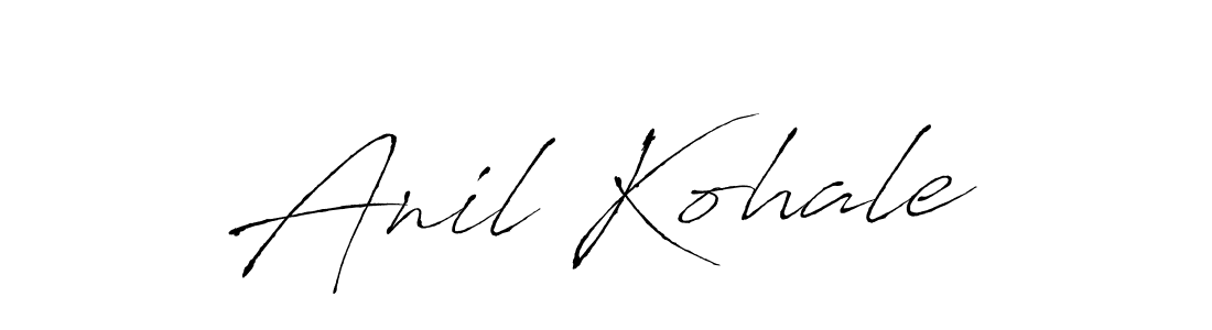 How to make Anil Kohale name signature. Use Antro_Vectra style for creating short signs online. This is the latest handwritten sign. Anil Kohale signature style 6 images and pictures png