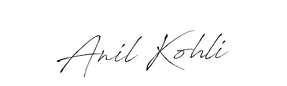 How to make Anil Kohli signature? Antro_Vectra is a professional autograph style. Create handwritten signature for Anil Kohli name. Anil Kohli signature style 6 images and pictures png