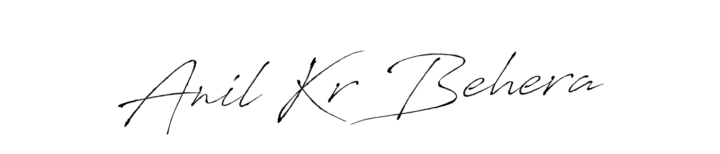 Anil Kr Behera stylish signature style. Best Handwritten Sign (Antro_Vectra) for my name. Handwritten Signature Collection Ideas for my name Anil Kr Behera. Anil Kr Behera signature style 6 images and pictures png