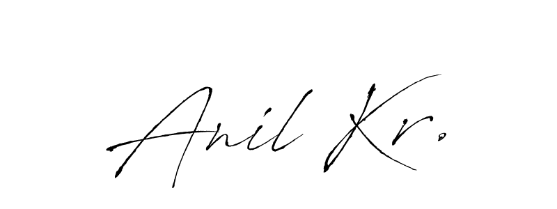 Make a beautiful signature design for name Anil Kr.. Use this online signature maker to create a handwritten signature for free. Anil Kr. signature style 6 images and pictures png