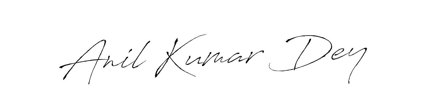 Make a beautiful signature design for name Anil Kumar Dey. With this signature (Antro_Vectra) style, you can create a handwritten signature for free. Anil Kumar Dey signature style 6 images and pictures png