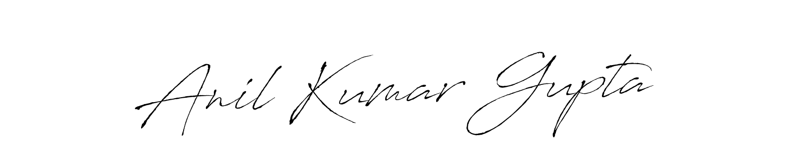 Design your own signature with our free online signature maker. With this signature software, you can create a handwritten (Antro_Vectra) signature for name Anil Kumar Gupta. Anil Kumar Gupta signature style 6 images and pictures png