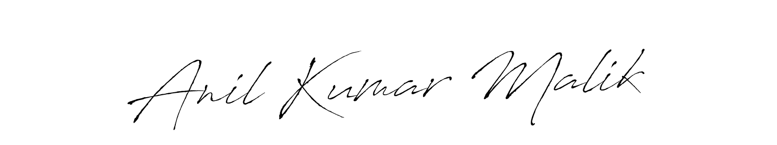 Antro_Vectra is a professional signature style that is perfect for those who want to add a touch of class to their signature. It is also a great choice for those who want to make their signature more unique. Get Anil Kumar Malik name to fancy signature for free. Anil Kumar Malik signature style 6 images and pictures png