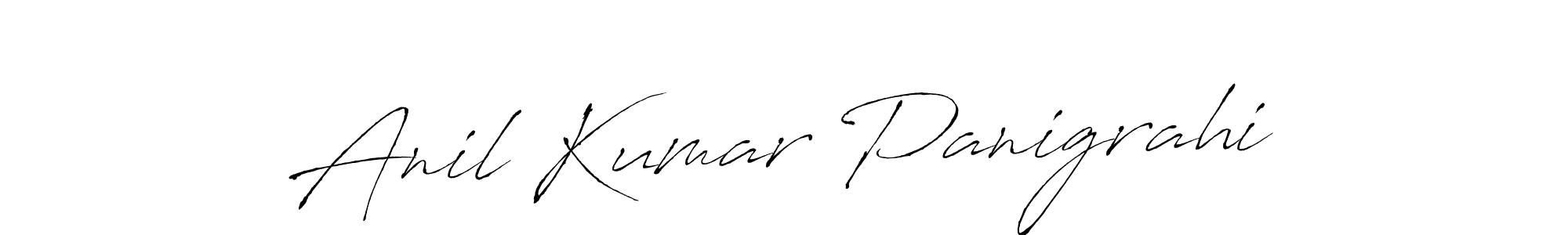 You should practise on your own different ways (Antro_Vectra) to write your name (Anil Kumar Panigrahi) in signature. don't let someone else do it for you. Anil Kumar Panigrahi signature style 6 images and pictures png