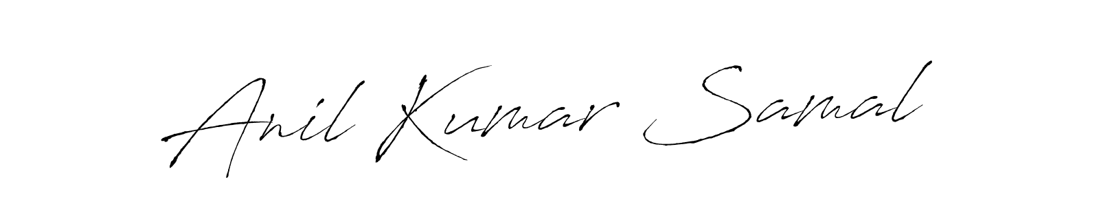 Create a beautiful signature design for name Anil Kumar Samal. With this signature (Antro_Vectra) fonts, you can make a handwritten signature for free. Anil Kumar Samal signature style 6 images and pictures png