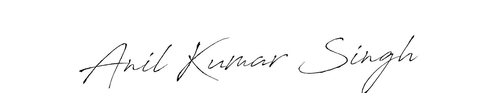 Create a beautiful signature design for name Anil Kumar Singh. With this signature (Antro_Vectra) fonts, you can make a handwritten signature for free. Anil Kumar Singh signature style 6 images and pictures png