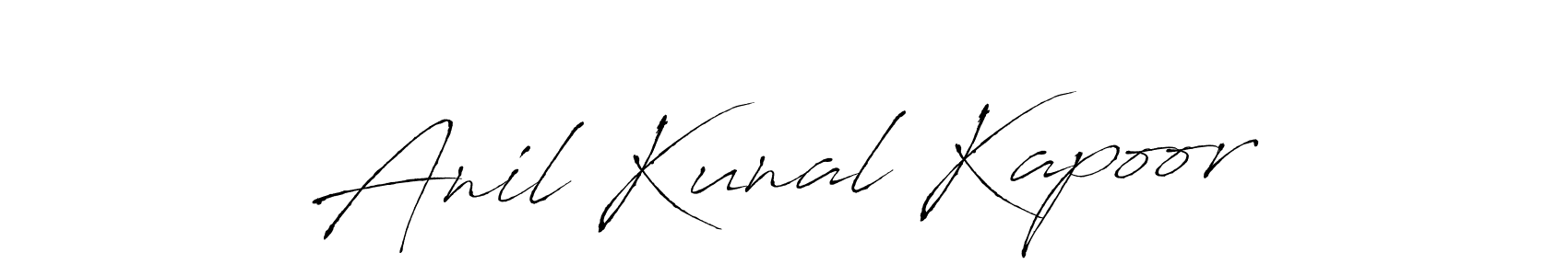 Anil Kunal Kapoor stylish signature style. Best Handwritten Sign (Antro_Vectra) for my name. Handwritten Signature Collection Ideas for my name Anil Kunal Kapoor. Anil Kunal Kapoor signature style 6 images and pictures png