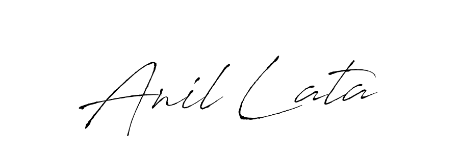 How to make Anil Lata signature? Antro_Vectra is a professional autograph style. Create handwritten signature for Anil Lata name. Anil Lata signature style 6 images and pictures png