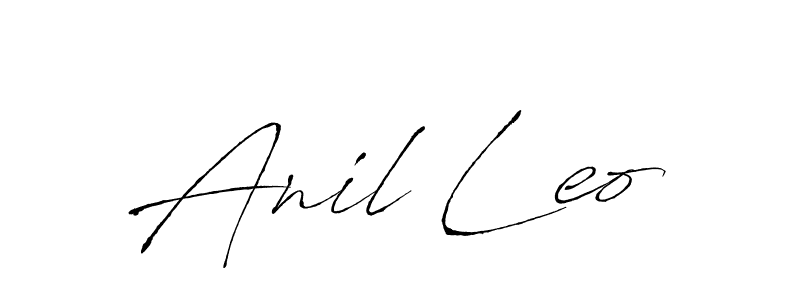 Use a signature maker to create a handwritten signature online. With this signature software, you can design (Antro_Vectra) your own signature for name Anil Leo. Anil Leo signature style 6 images and pictures png