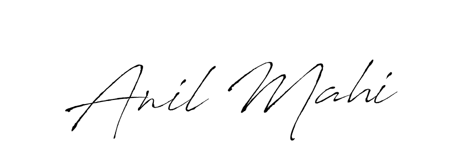 Make a beautiful signature design for name Anil Mahi. With this signature (Antro_Vectra) style, you can create a handwritten signature for free. Anil Mahi signature style 6 images and pictures png