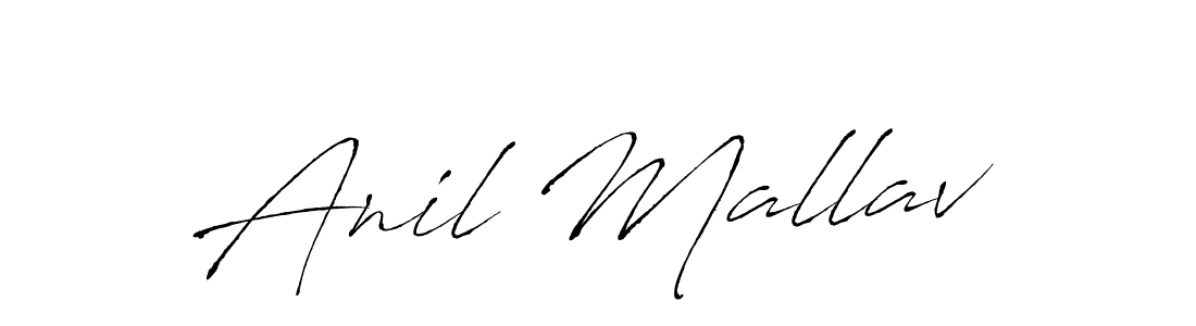 You can use this online signature creator to create a handwritten signature for the name Anil Mallav. This is the best online autograph maker. Anil Mallav signature style 6 images and pictures png