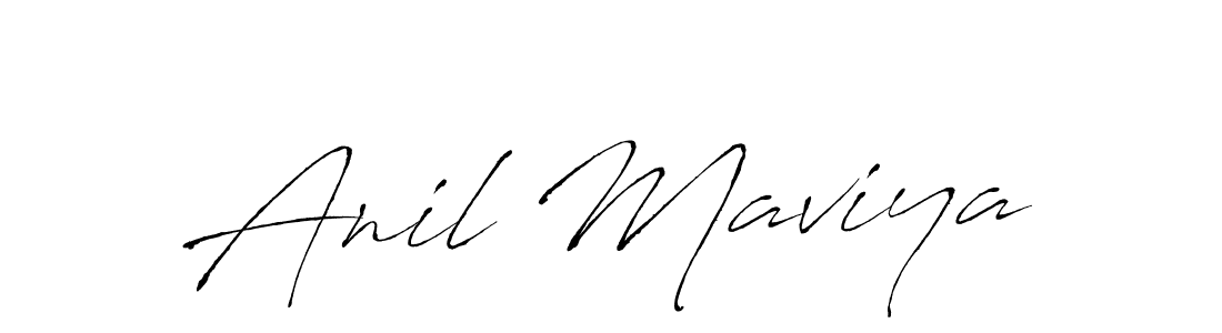 Use a signature maker to create a handwritten signature online. With this signature software, you can design (Antro_Vectra) your own signature for name Anil Maviya. Anil Maviya signature style 6 images and pictures png