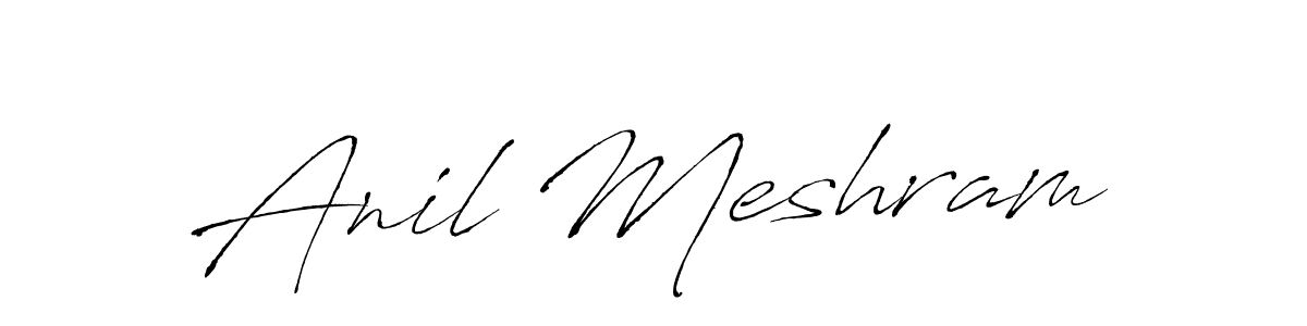 Also we have Anil Meshram name is the best signature style. Create professional handwritten signature collection using Antro_Vectra autograph style. Anil Meshram signature style 6 images and pictures png