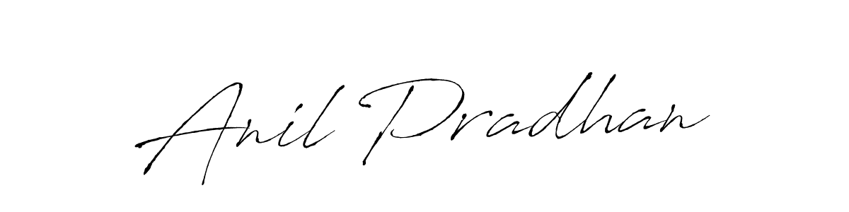 How to make Anil Pradhan name signature. Use Antro_Vectra style for creating short signs online. This is the latest handwritten sign. Anil Pradhan signature style 6 images and pictures png