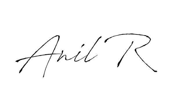 You should practise on your own different ways (Antro_Vectra) to write your name (Anil R) in signature. don't let someone else do it for you. Anil R signature style 6 images and pictures png